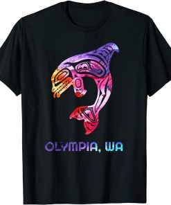 Olympia WA Native American Orca Killer Whale T-Shirt