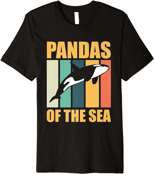 Pandas Of The Sea Ocean Orca Sea Mamal Lover Premium T-Shirt